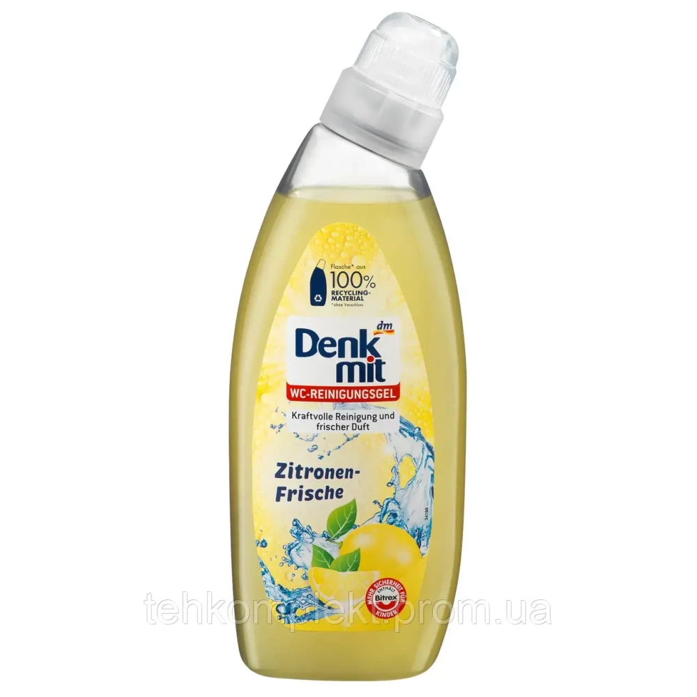 Гель для чищення унітазу Denkmit WC Zitrone, 750мл.
