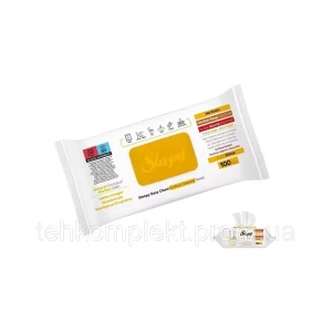 Изображение товара -  Sleepy Серветки для побутового прибирання (жовта) Easy Clean Herbal 100шт