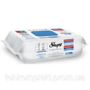 Изображение товара -  Sleepy Серветки для побутового прибирання (синя) Easy Clean Bleach 100шт