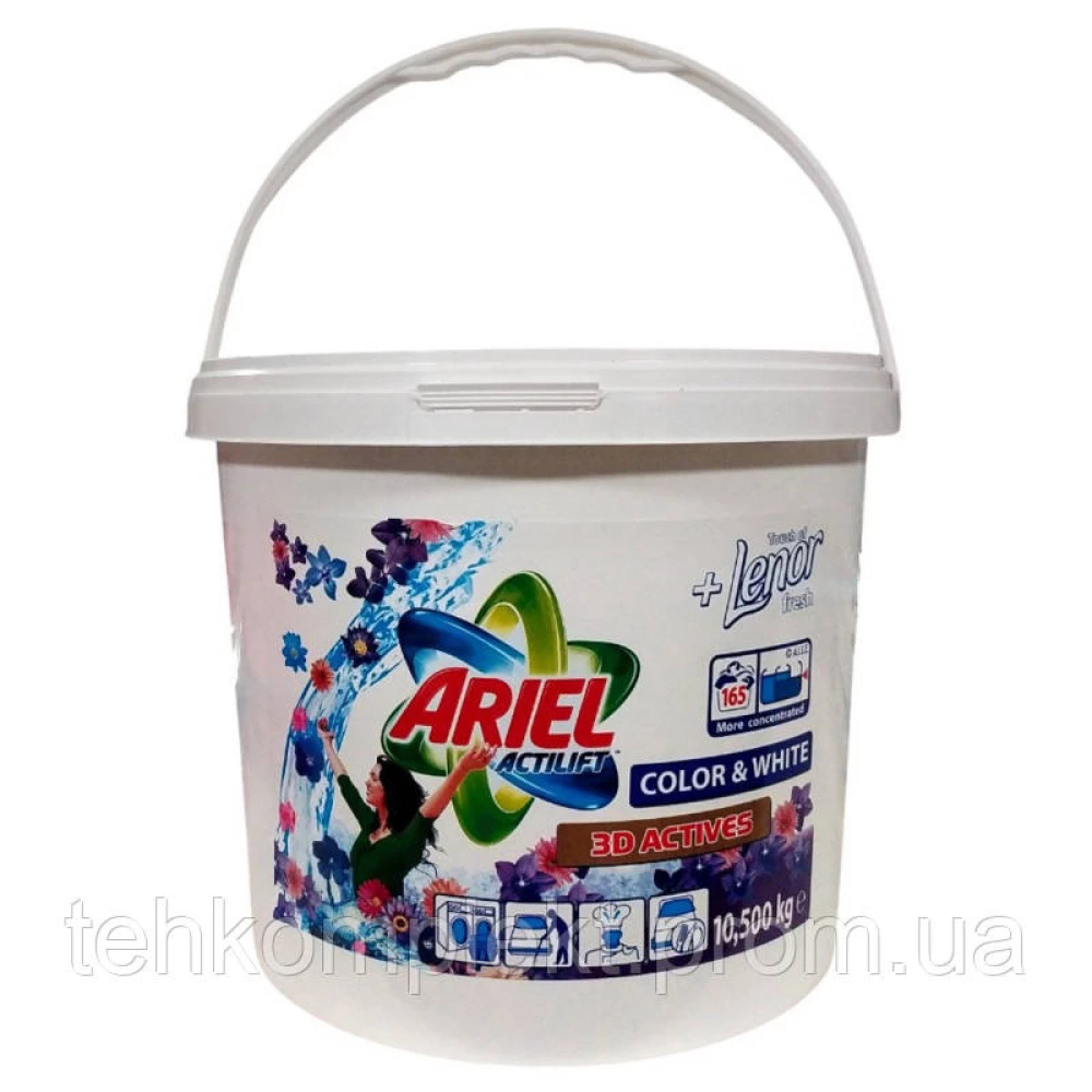 Порошок для прання Ariel Actilift + Lenor, 10.5 кг